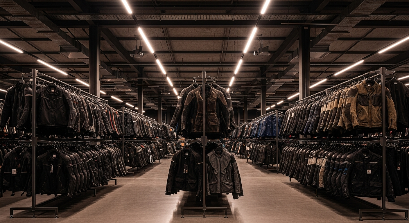 Interior tienda OutletBiker Oviedo Cerdeño
