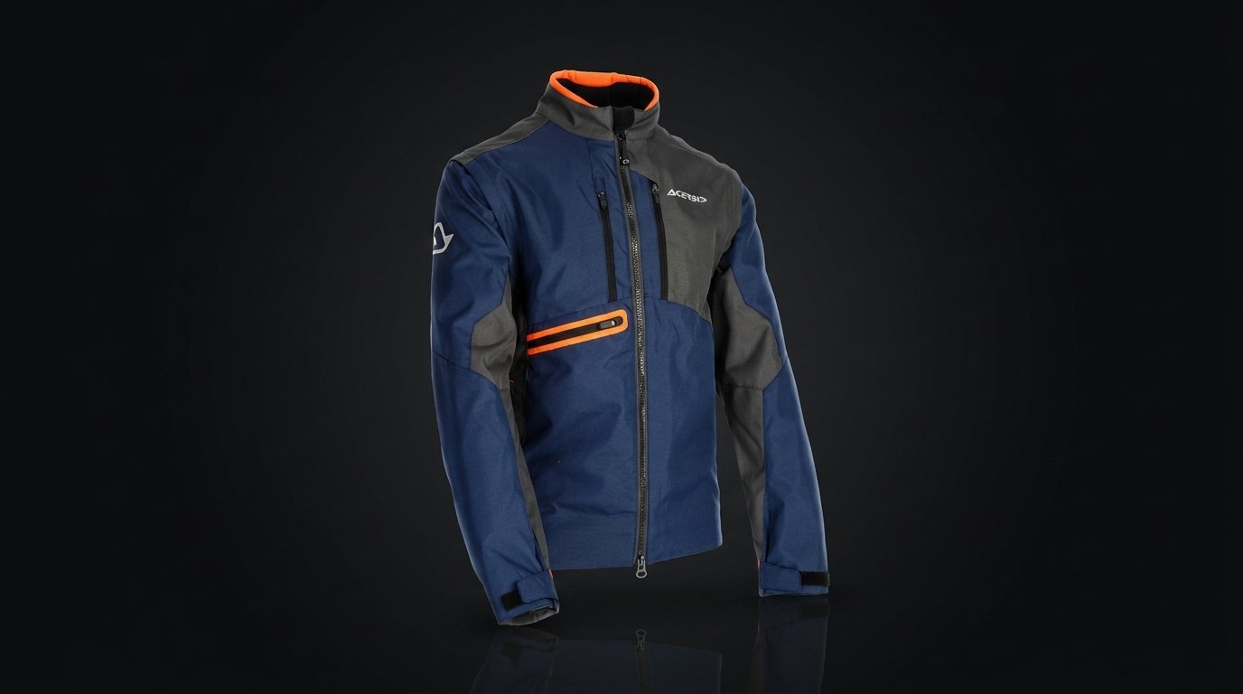 Detalle de la etiqueta CE y EN 17092 en el interior de una chaqueta de moto – OutletBiker