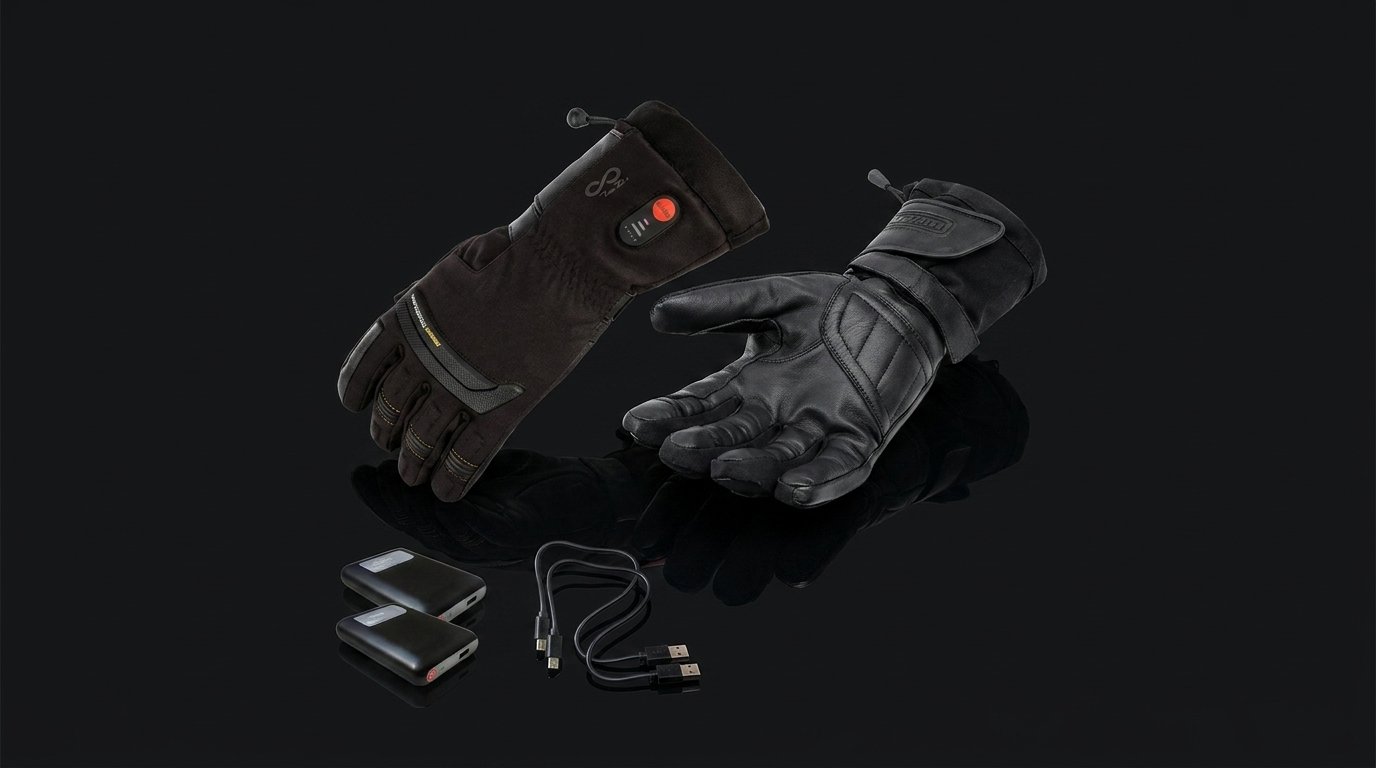 Selección de los mejores guantes de moto de verano, invierno y racing sobre una mesa – OutletBiker