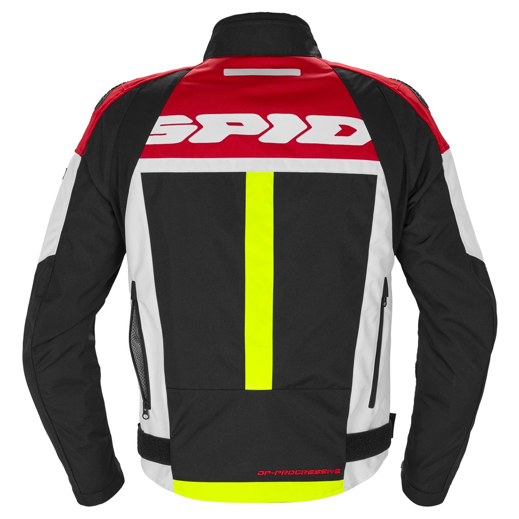 Chaqueta Spidi Progressive TEX - Blanco Rojo - imagen 1