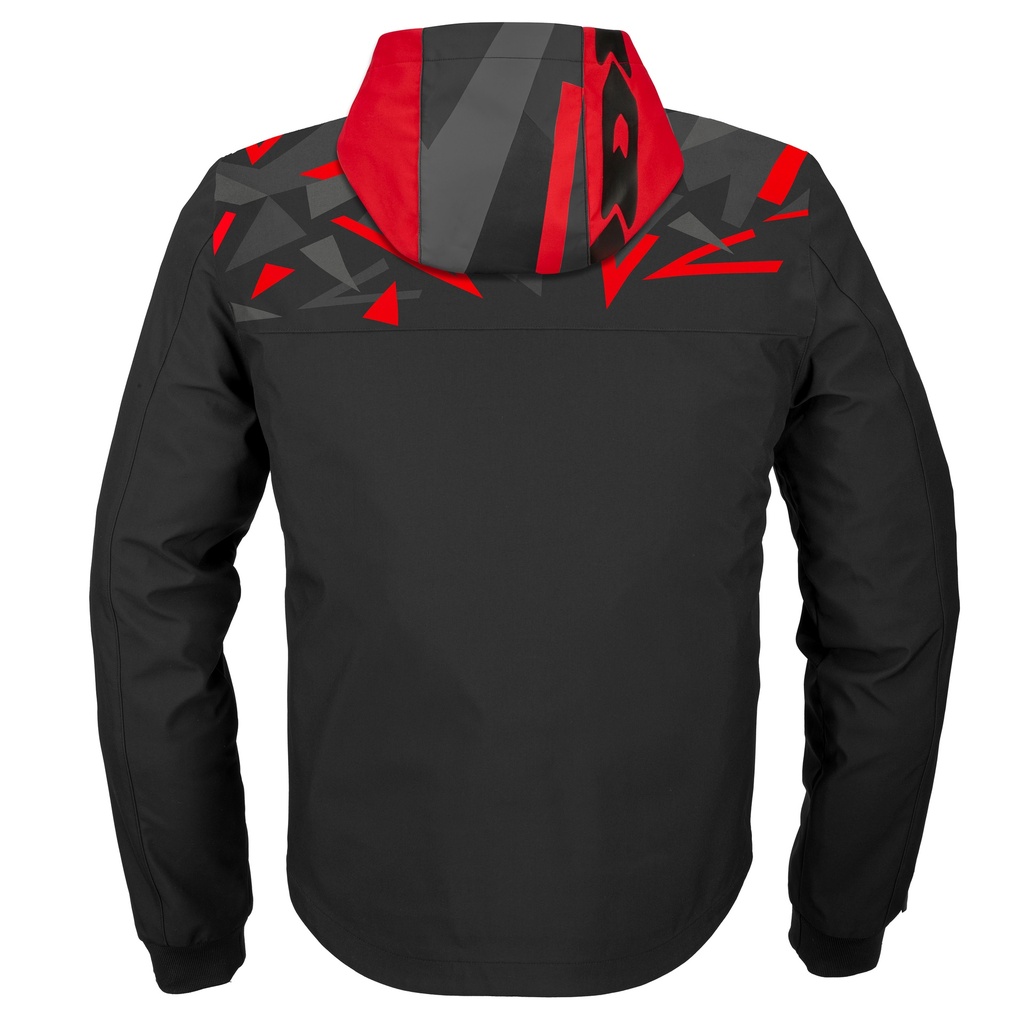 Spidi HOODIE EVO SPORT Black Red - imagen 1