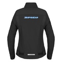 Chaqueta Spidi Corsa TEX Lady - Negro Azul Cielo - imagen 1