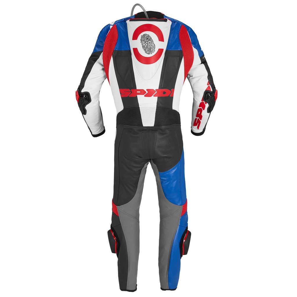 Spidi DP-PROGRESSIVE PERFORATED PRO Black Red Blue - imagen 2