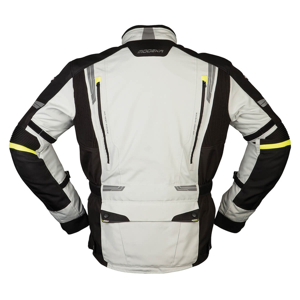 Modeka Aeris Jacket Light Gray Black - imagen 1
