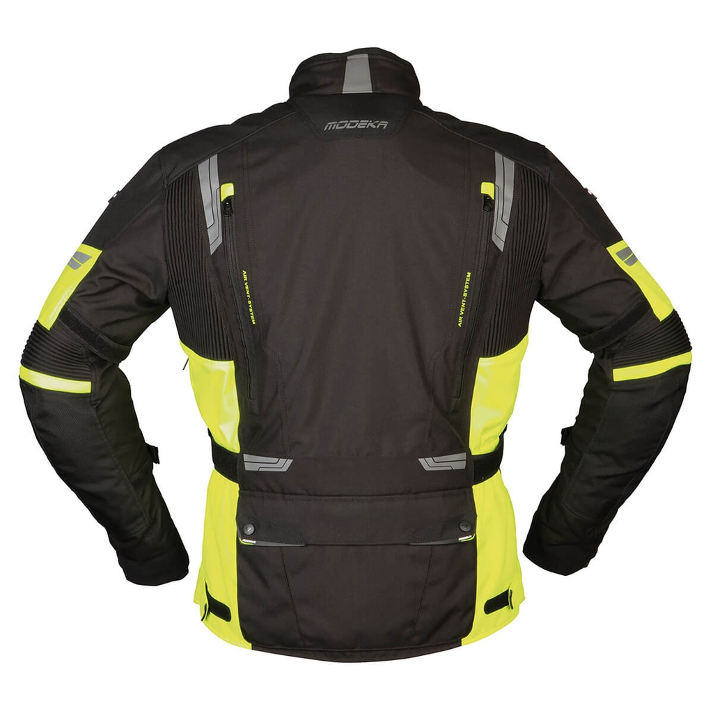 Modeka Aeris Jacket Black Yellow - imagen 1