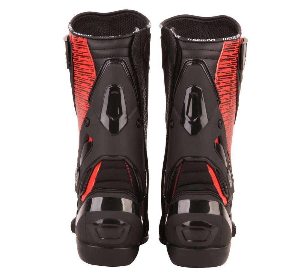 Modeka Boots Yron Black Red - imagen 1