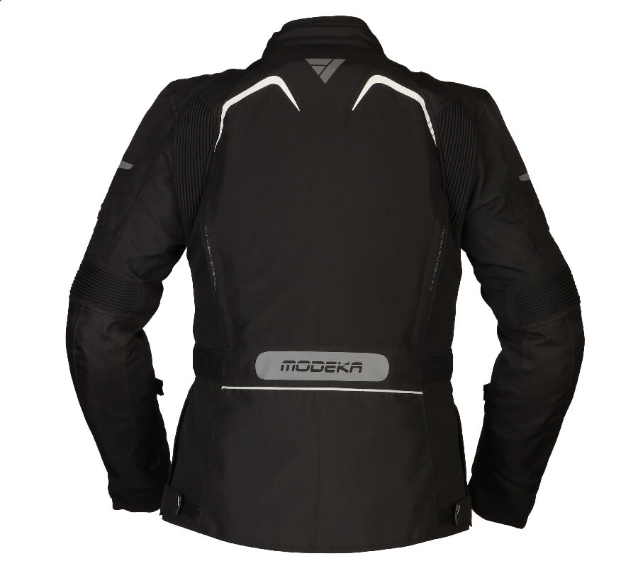 Modeka Elaya Lady Jacket Black-And-White - imagen 1