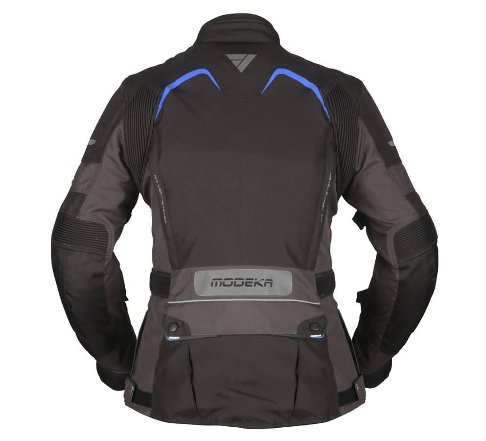 Modeka Elaya Lady Jacket Black Dark Gray - imagen 1