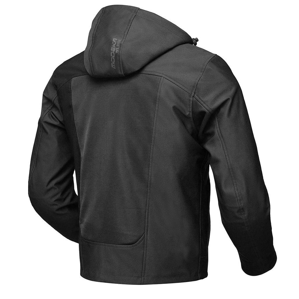 Modeka Hoodie Davey Air Black - imagen 1
