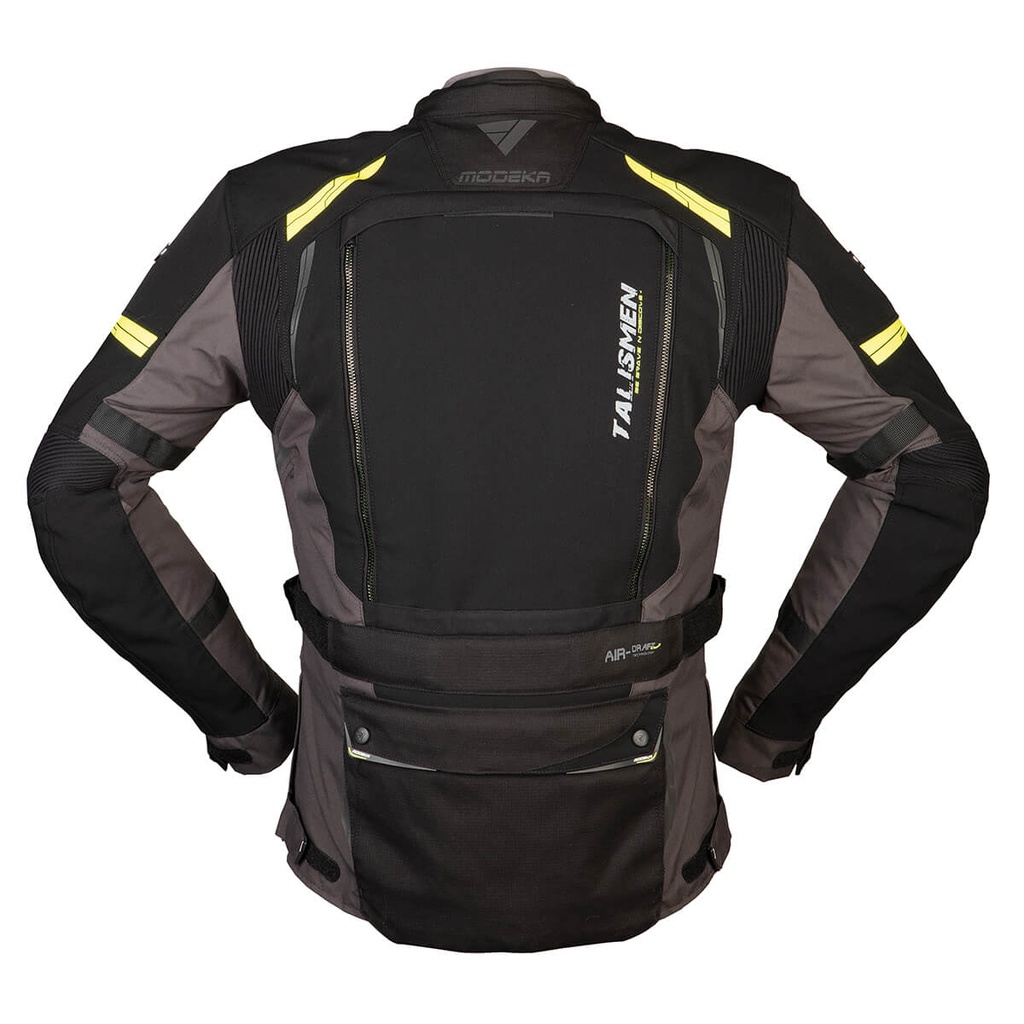 Modeka Jacket Talismen Bw Dk.Grey Yellow - imagen 1