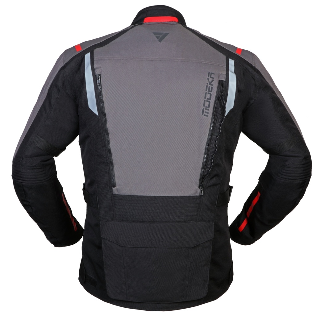 Modeka Jacket Varus Black Dark Gray - imagen 1