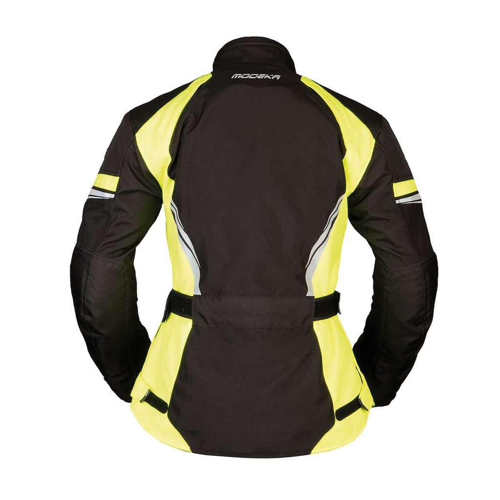Modeka Jacket Violetta Lady Black Yellow - imagen 1
