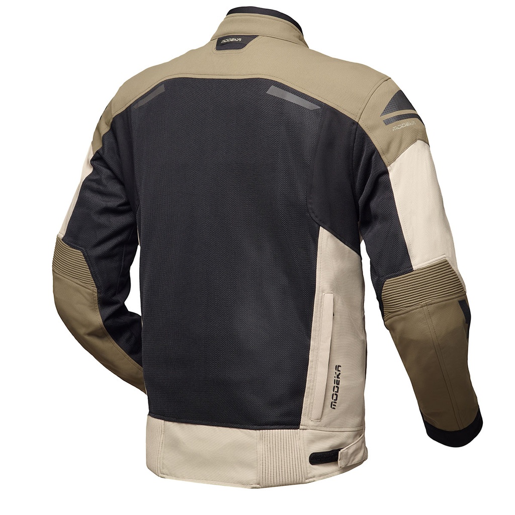 Modeka Khao Air II Jacket Black Sand Khaki - imagen 1