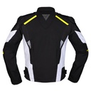Modeka Lineos Jacket Black White Neon - imagen 1