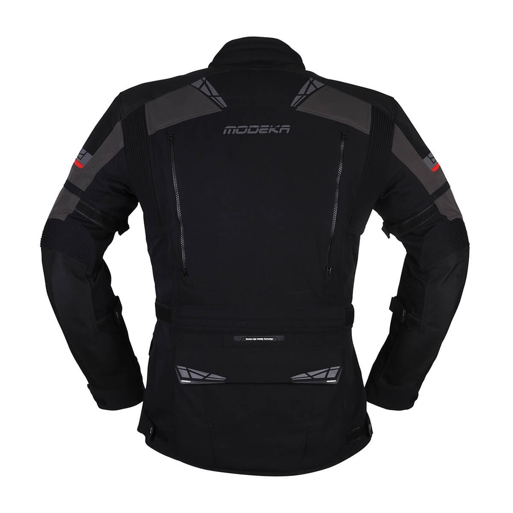 Modeka Panamericana II Jacket Black Dark Gray - imagen 1