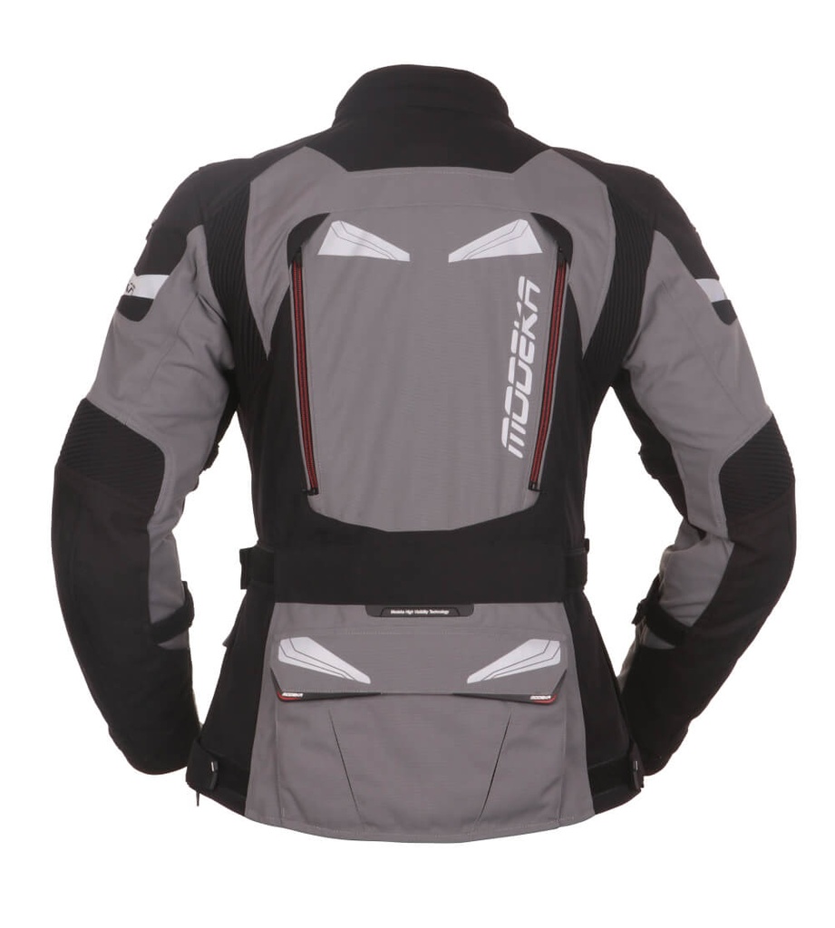 Modeka Panamericana Lady Jacket Grey Black - imagen 1