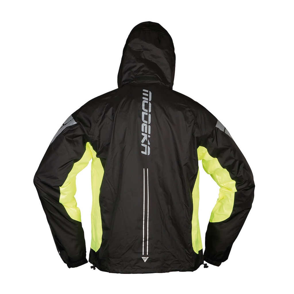 Modeka Rain Jacket AX-Dry II Black Yellow - imagen 1