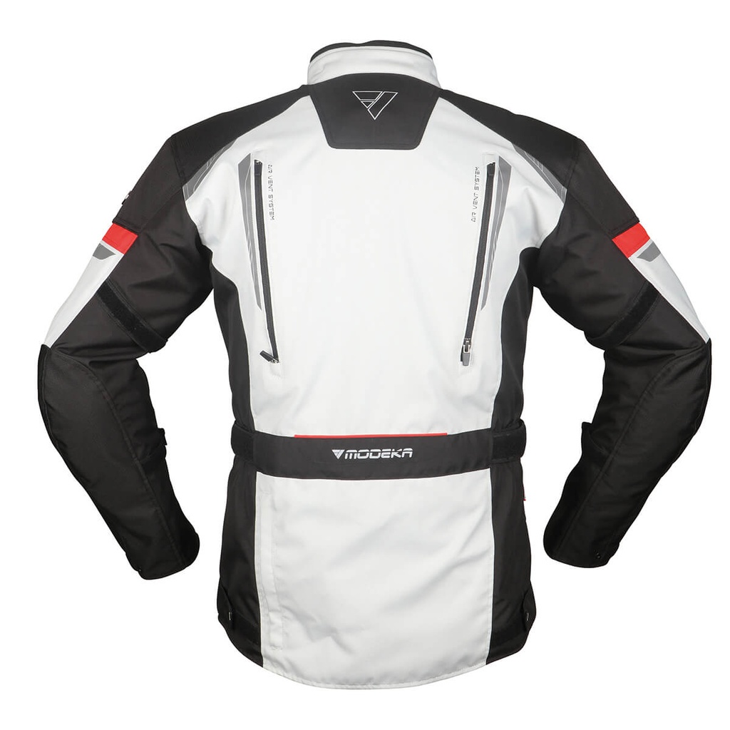 Modeka Striker II Jacket Light Gray Black - imagen 1