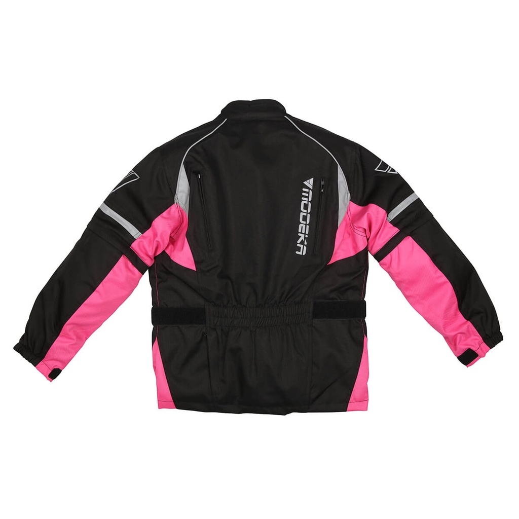 Modeka Tourex II Kids Jacket Black Pink - imagen 1