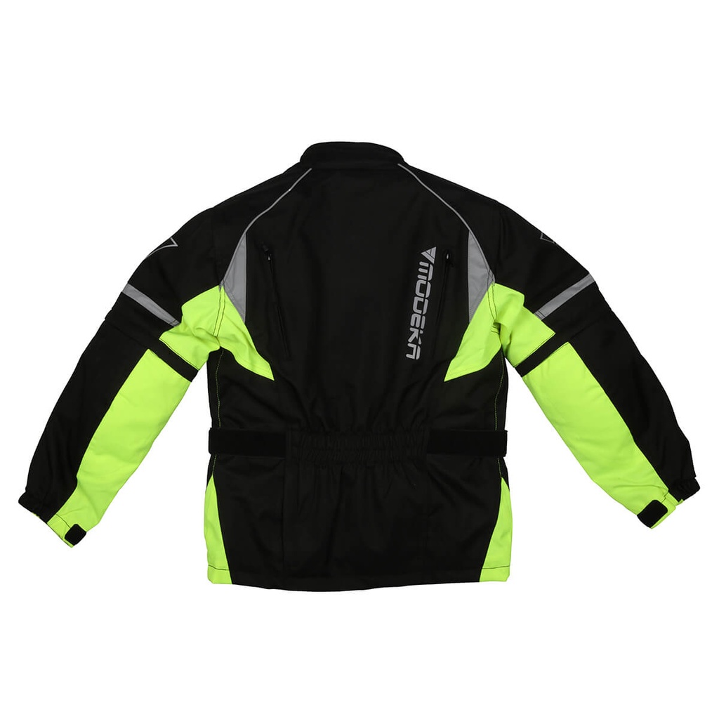 Modeka Tourex II Kids Jacket Black Yellow - imagen 1