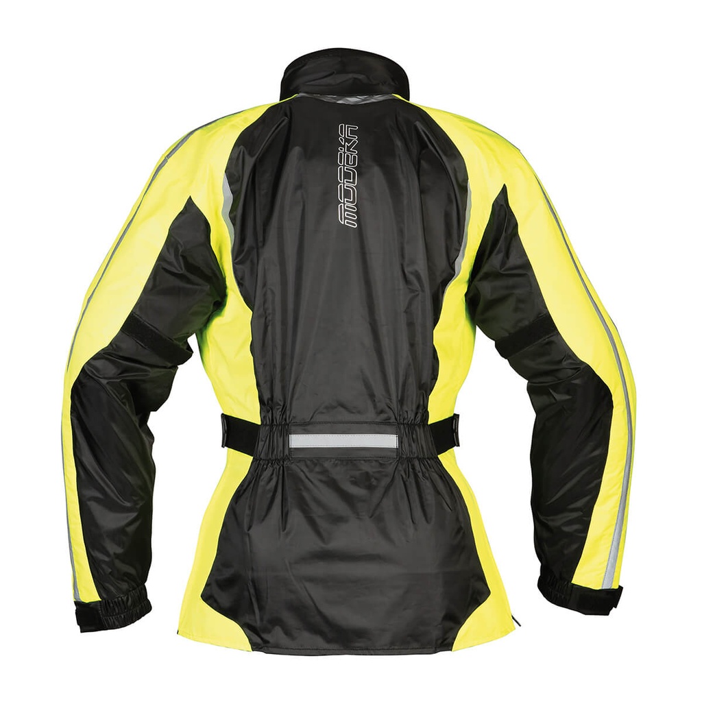 Modeka Viola Dry Lady rain Jacket Black Yellow - imagen 1
