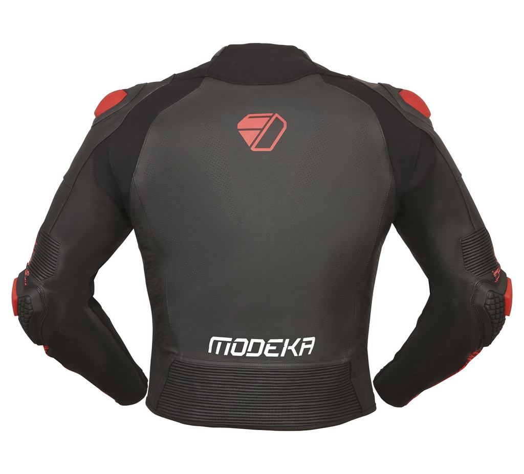 Modeka Yron Jacket Black Red - imagen 1