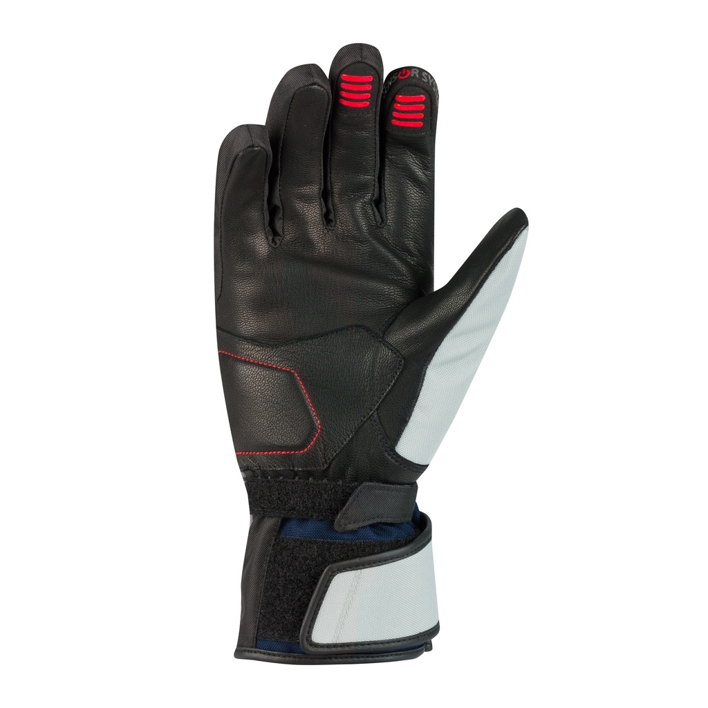 Guantes Bering Siberia Gris Azul Rojo - imagen 2