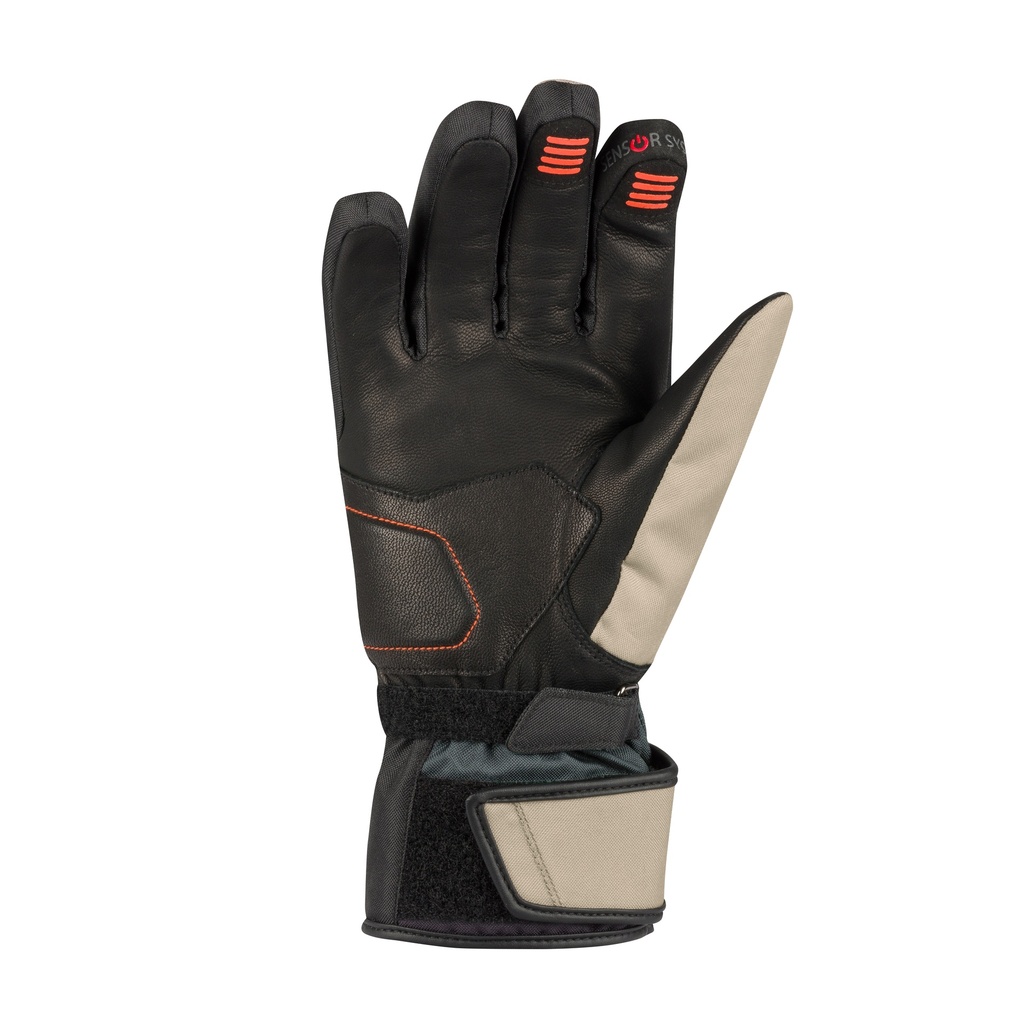 Bering Gloves LADY SIBERIA Beige Grey Orange - imagen 2