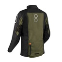 Chaqueta Bering Zephyr Negro Caqui Naranja - imagen 1