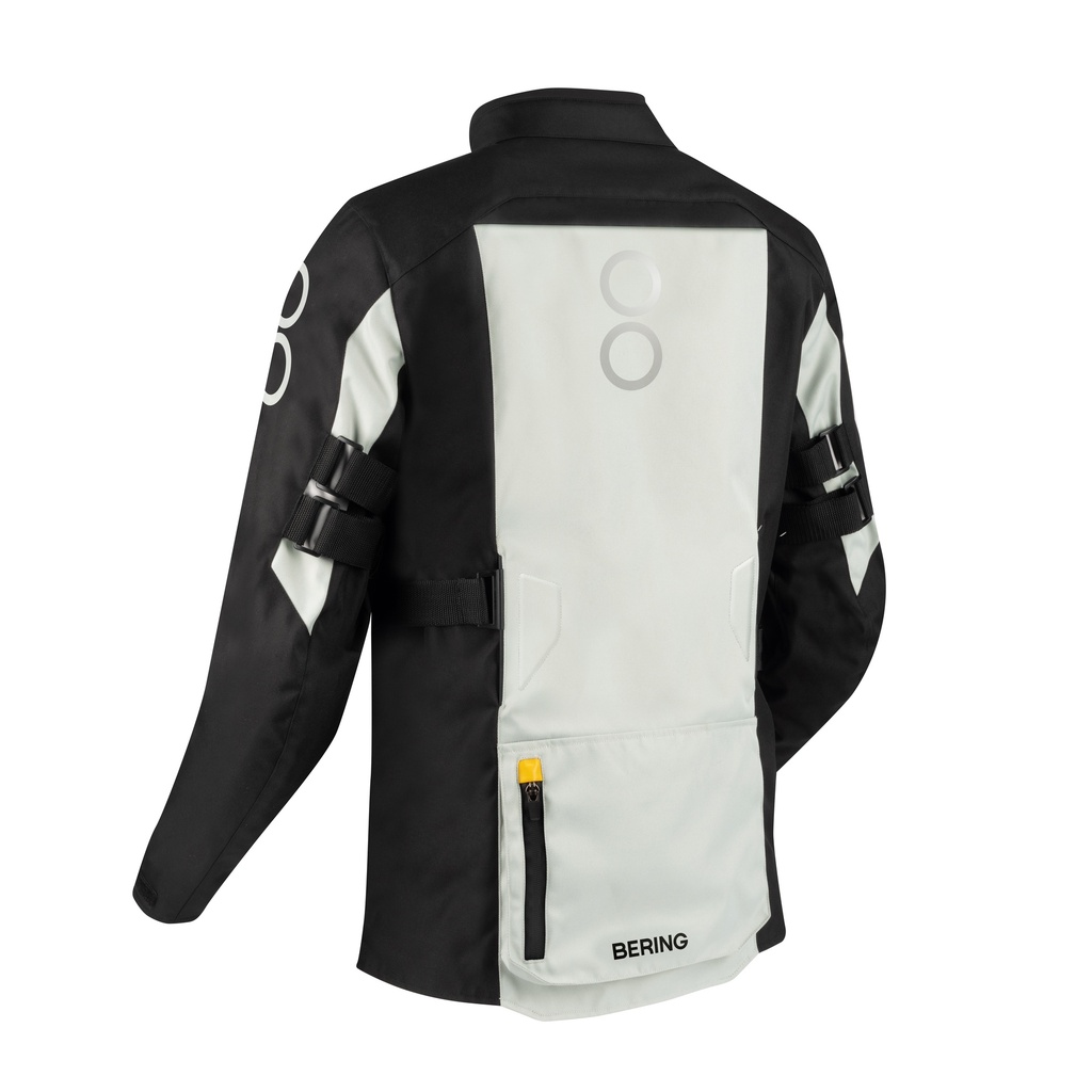 Chaqueta Bering Zephyr Negro Gris Amarillo - imagen 2