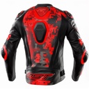 Mono De Piel Rst Pro Series Evo Airbag Ce Hombre - Rojo Flúor Negro - vista lateral