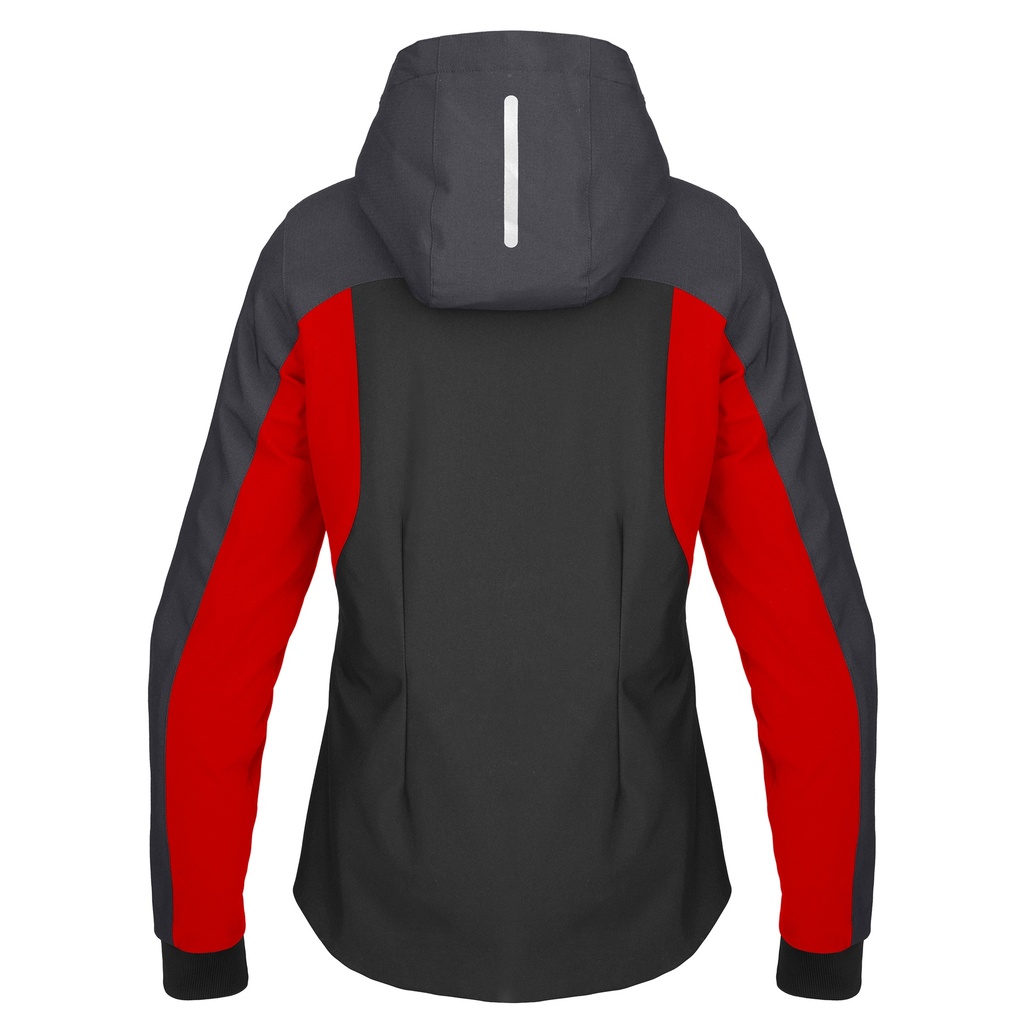 Spidi HOODIE H2OUT II LADY Black Anthracite Fluo Red - imagen 1