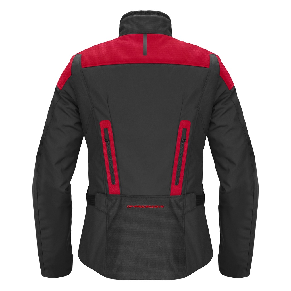 Chaqueta Spidi Traveler 3 EVO Lady - Negro Rojo - imagen 2