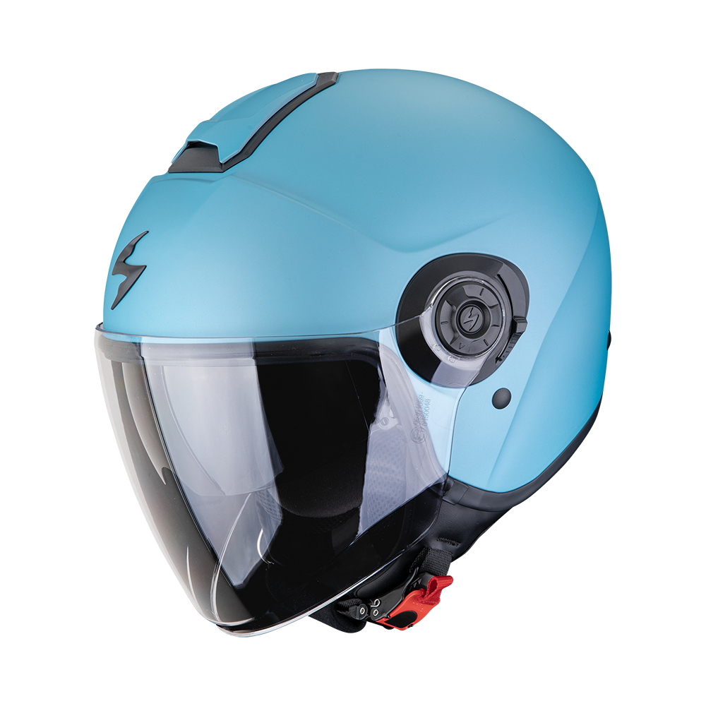 Casco Scorpion Exo-City II Liso Mate Azul Celestial