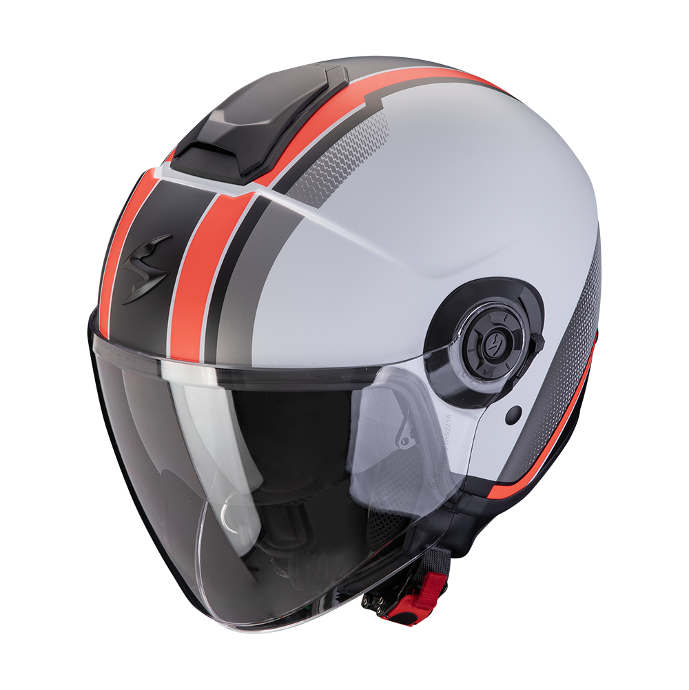 [183-460-318-02] Casco Scorpion Exo-City II Vel Mate Gris-Rojo (XS)