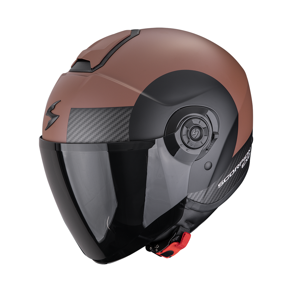 Casco Scorpion Exo-City II Sheer Mate Marrón-Negro