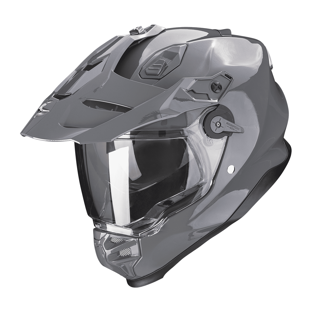 Casco Scorpion Adf-9000 Air Liso Gris Cemento