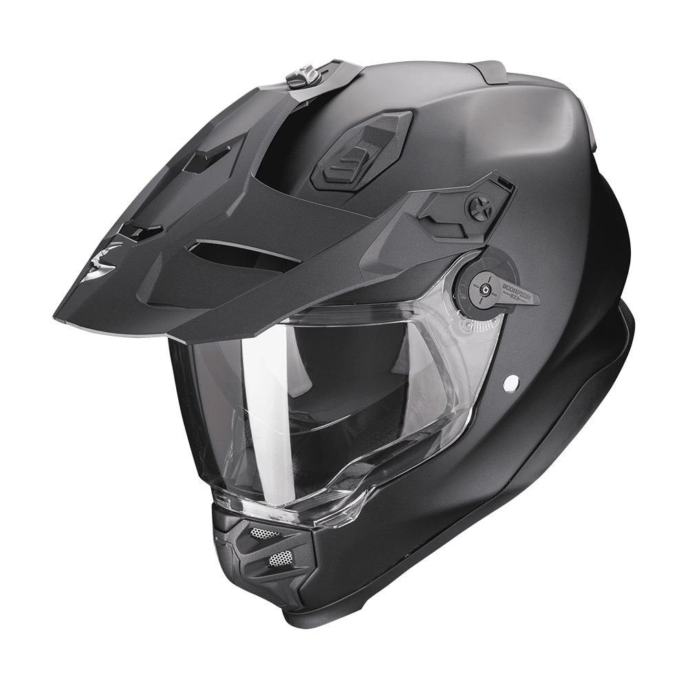 Casco Scorpion Adf-9000 Air Liso Mate Perla Negro