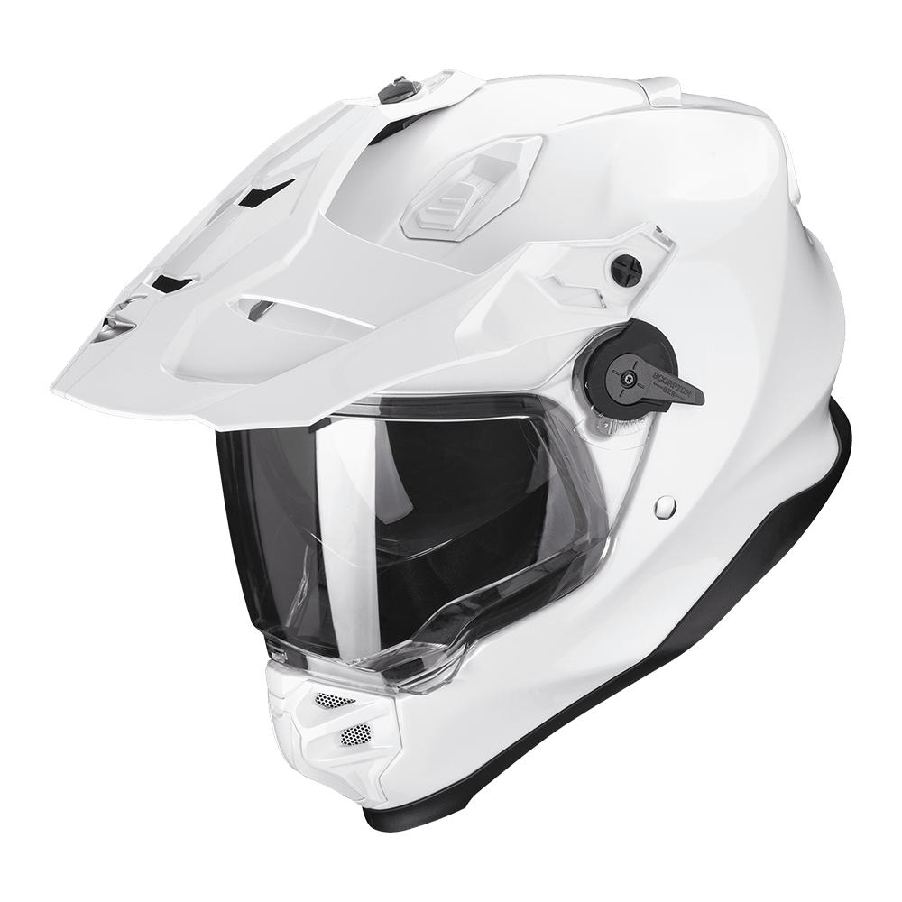 Casco Scorpion Adf-9000 Air Liso Perla Blanco