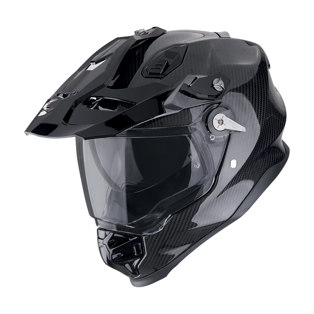 [184-261-03-02] Casco Scorpion Adf-9000 Carbon Air Liso Negro (XS)