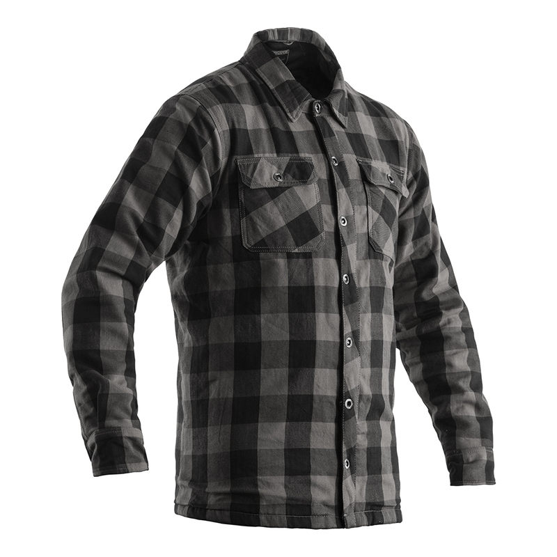 Chaqueta Textil Reforzada Con Aramida Rst Lumberjack Ce Hombre - Gris Oscuro
