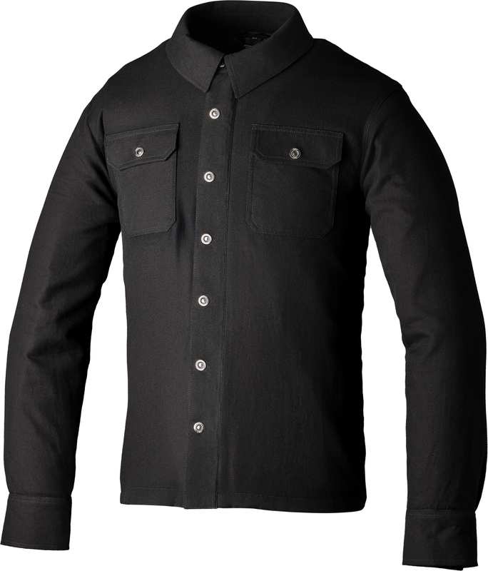 Chaqueta Textil Reforzada Con Aramida Rst Lumberjack Ce Hombre - Negro