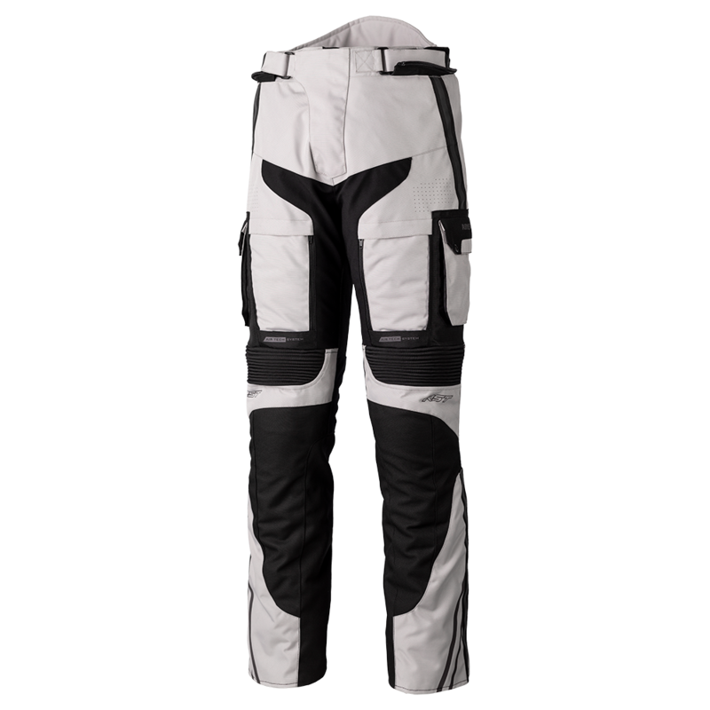 Pantalón Textil Rst Pro Series Adventure-X Ce Hombre - Plata / Negro