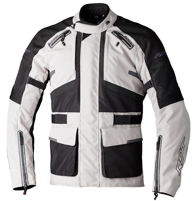 Chaqueta Textil Rst Endurance Ce Hombre - Plata / Negro