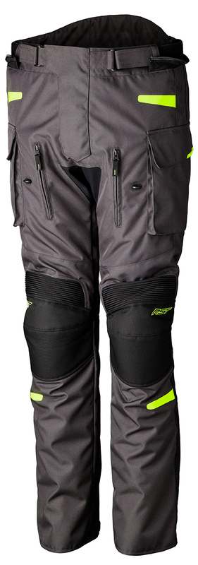 Pantalón Textil Rst Endurance Ce Hombre - Grafito / Amarillo Flúor