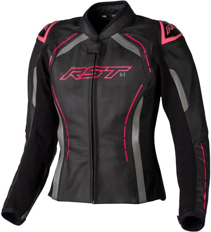 Chaqueta De Piel (Mujer) Rst S-1 Ce Rosa Flúor, Talla 8/Xs