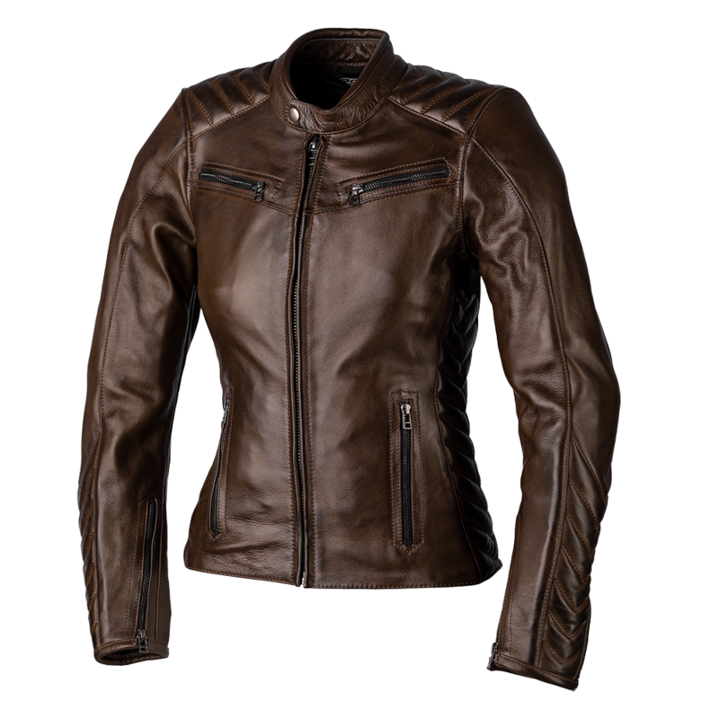 Chaqueta De Piel (Mujer) Rst Roadster 3 Ce Marrón, Talla 12/M