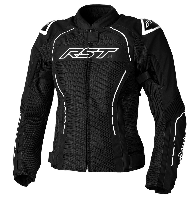 Chaqueta Textil Perforada (Mujer) Rst S-1 Mesh Ce Blanco, Talla 8/Xs