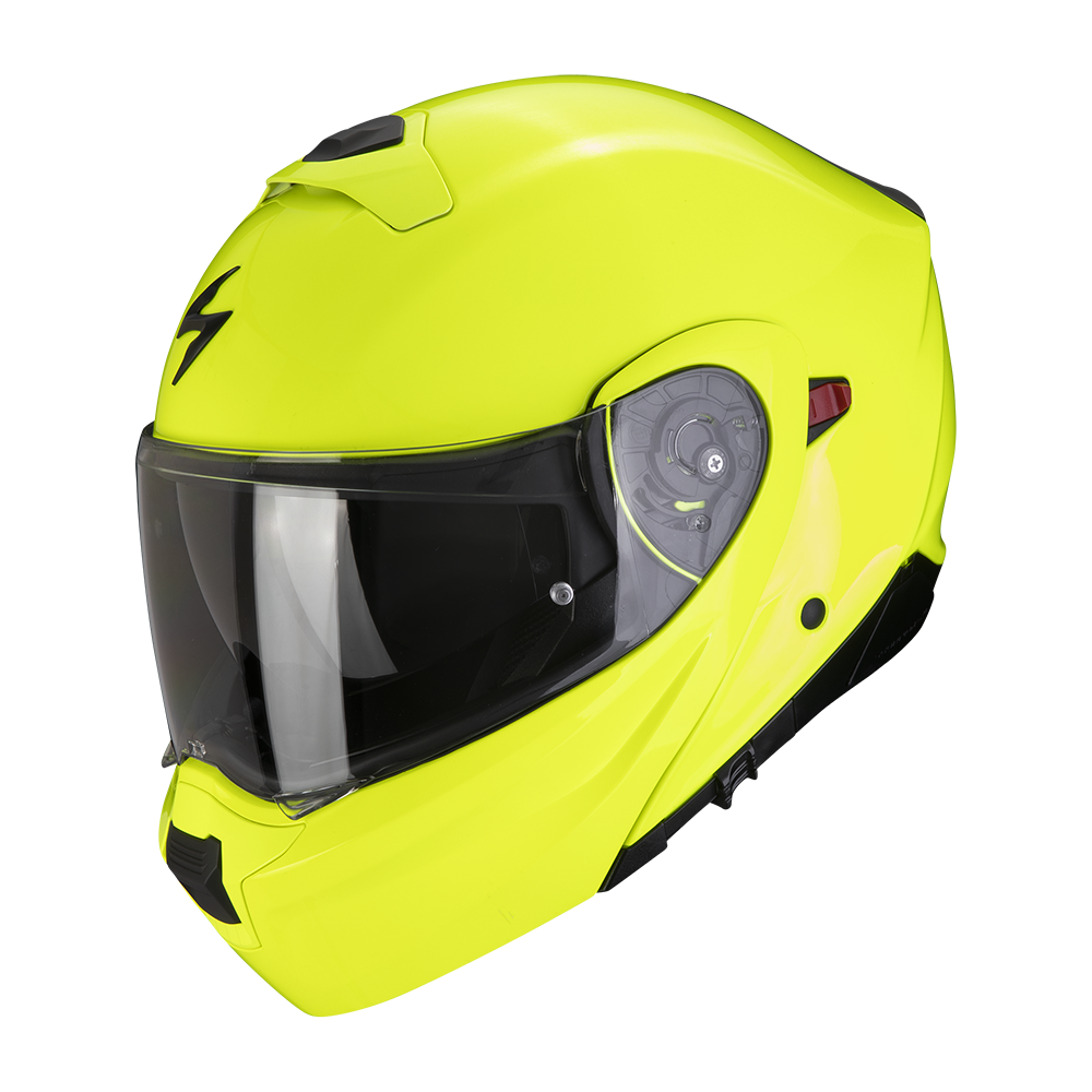 Casco Scorpion Exo-930 Evo Liso Amarillo Neón