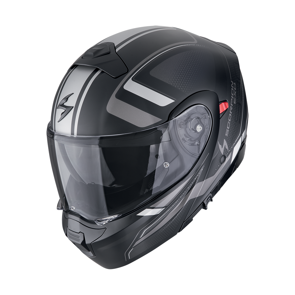 Casco Scorpion Exo-930 Evo Ardens Mate Negro-Plata